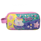 Kit Unicórnio Peluche + Estojo Duplo TOTTO | Presente Infantil | Disponível em 2 cores