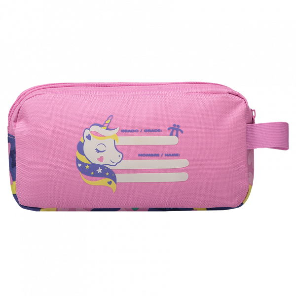 Kit Unicórnio Peluche + Estojo Duplo TOTTO | Presente Infantil | Disponível em 2 cores