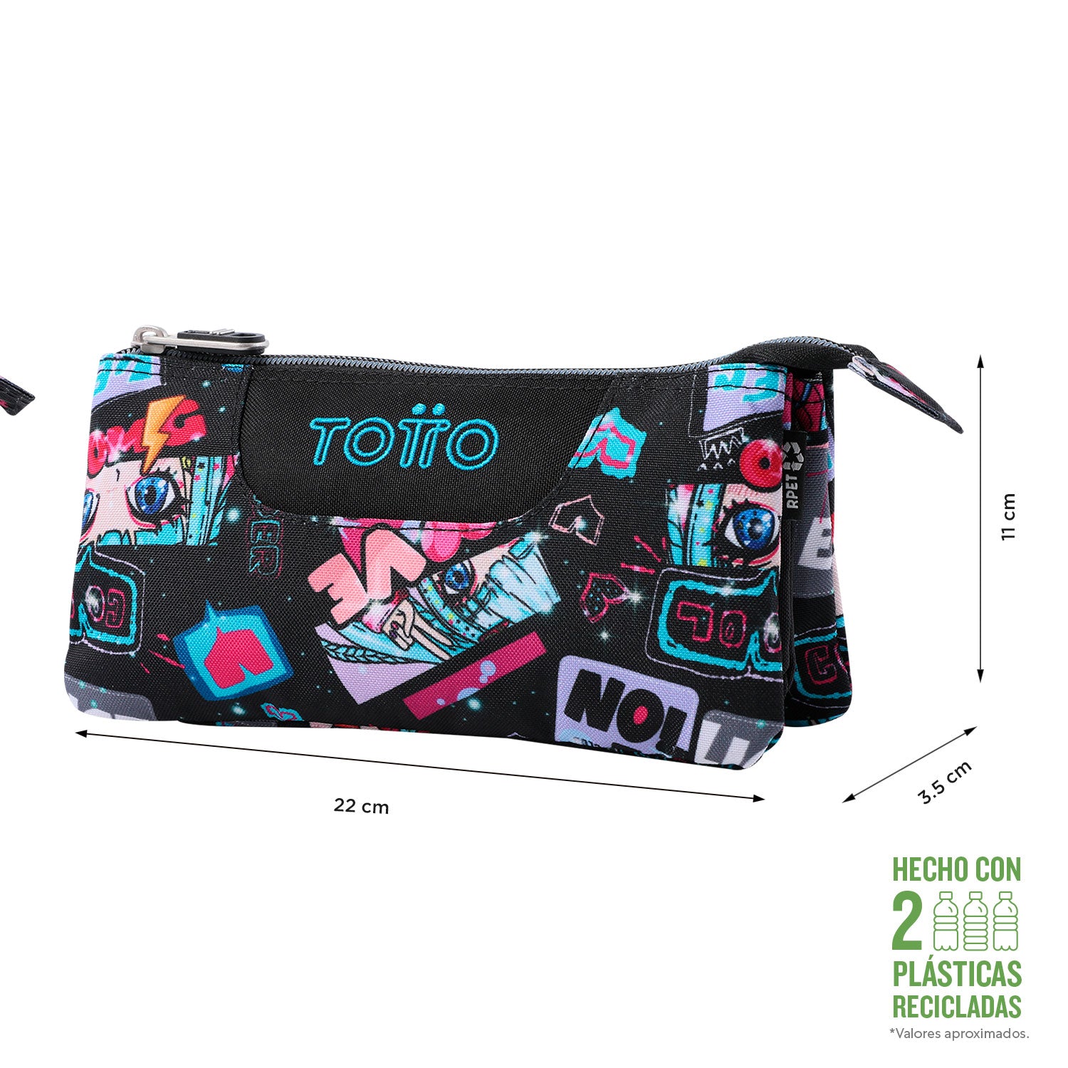 Estojo Triplo Tablero 6CZ