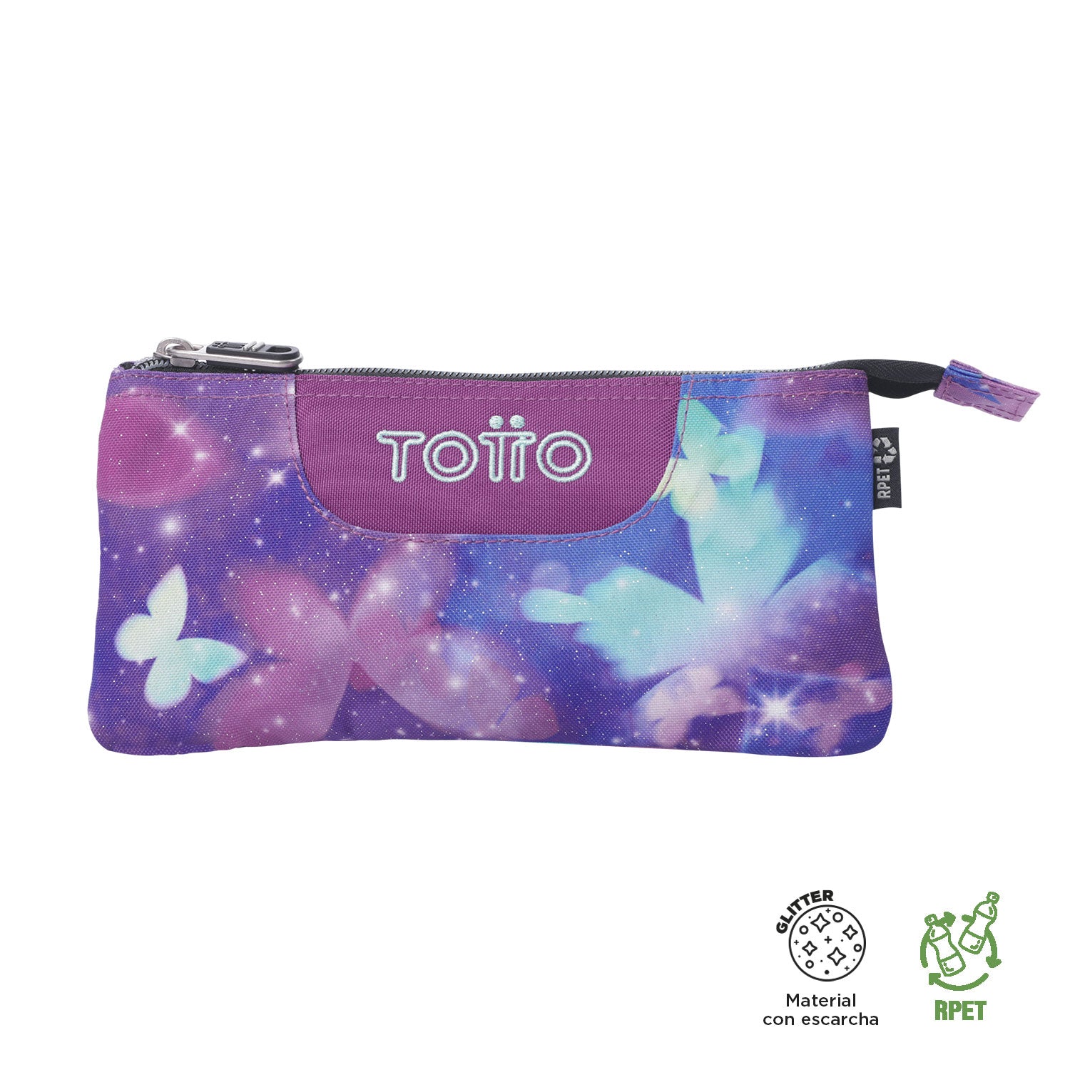 Conjunto Escolar TOTTO - Mochila Rayol + Lancheira Borrador + Estojo Tablero 5Q6
