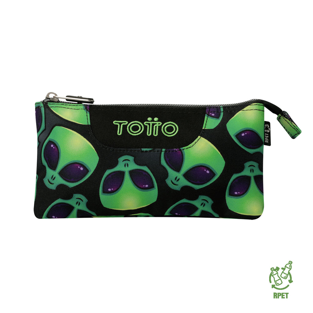 Conjunto Escolar TOTTO - Trolley Renglones + Lancheira Borrador + Estojo Tablero 6DS
