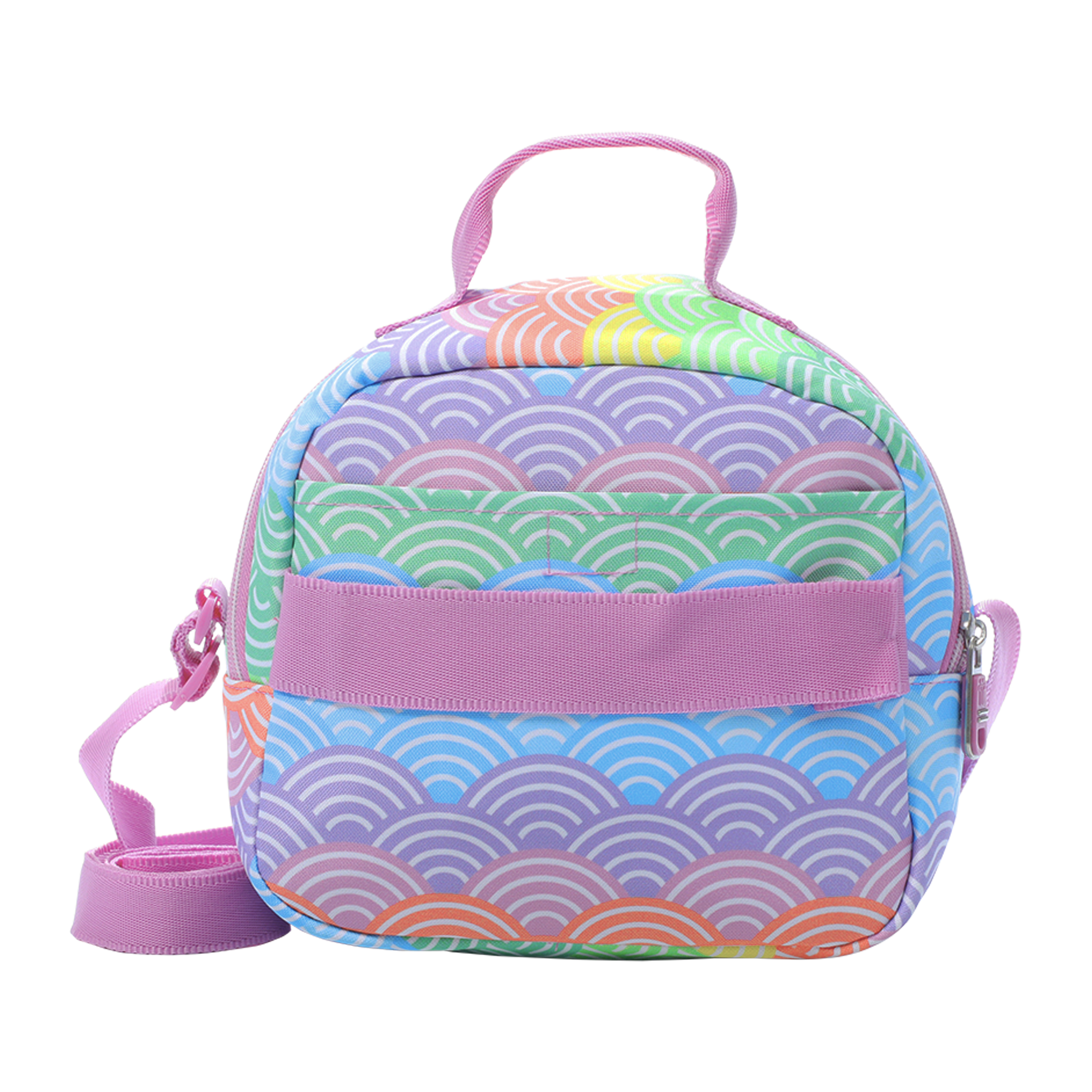 Conjunto Escolar TOTTO - Trolley Renglones 5DX + Lancheira Borrador 5DX + Estojo Sobre M1S