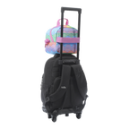 Conjunto Escolar TOTTO - Trolley Renglones 5DX + Lancheira Borrador 5DX + Estojo Sobre M1S