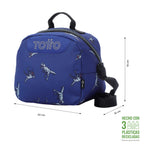 Conjunto Escolar TOTTO - Trolley Renglones + Lancheira Borrador + Estojo Tablero 9JB
