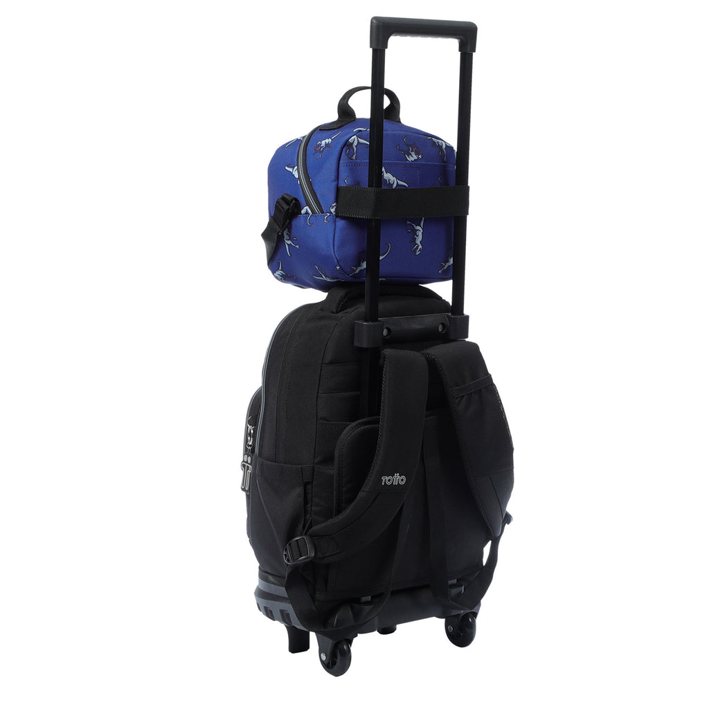 Conjunto Escolar TOTTO - Mochila Rayol + Lancheira Borrabor + Estojo Tablero 9JB