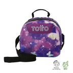 Conjunto Escolar TOTTO - Mochila Rayol + Lancheira Borrador + Estojo Tablero 5Q6