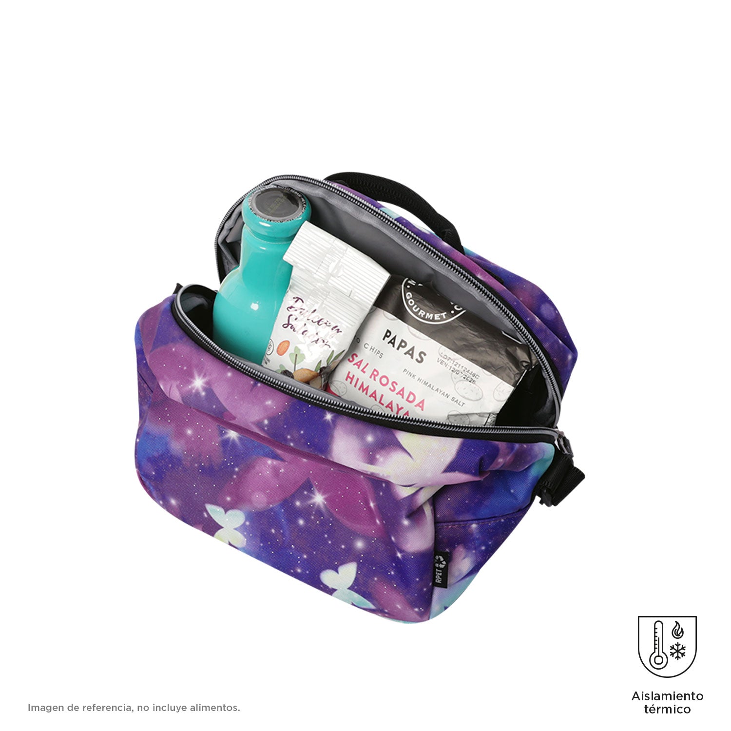 Conjunto Escolar TOTTO - Mochila Rayol + Lancheira Borrador + Estojo Tablero 5Q6