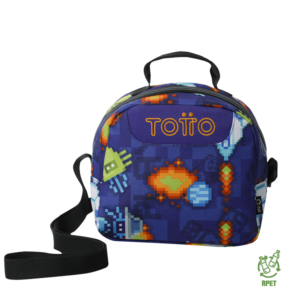 Conjunto Escolar TOTTO - Mochila Rayol + Lancheira Borrador + Estojo Tablero 8FK