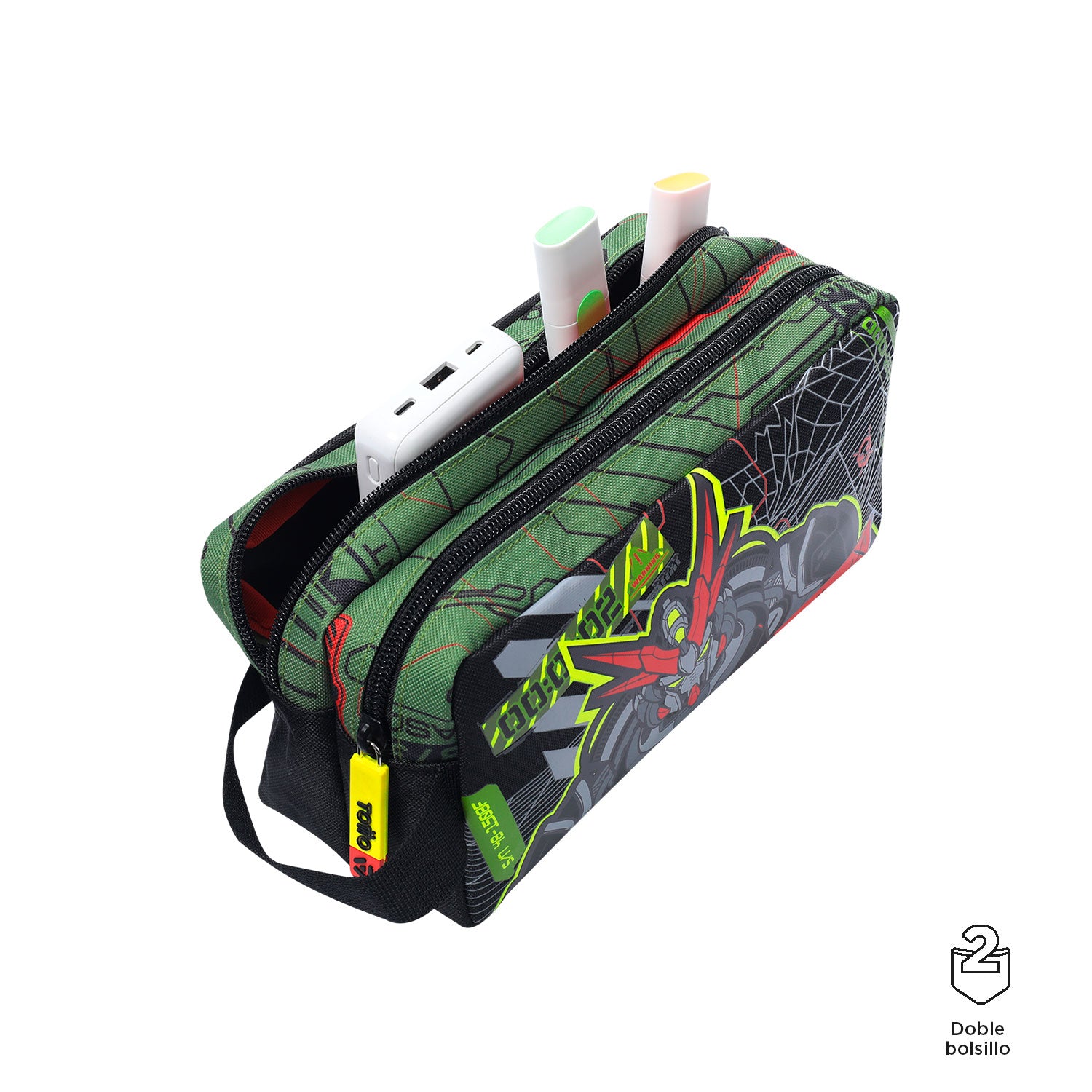 Conjunto Mochila M 6 a 7 anos+Lancheira+Estojo ARGON 5D7