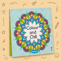 Kit Criativo "Colour and Chill 1" + Estojo TOTTO | Bloco de Desenho | Lápis de Cor FABER-CATELL | Acessórios para desenhar