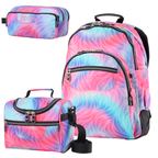 Conjunto Escolar TOTTO - Mochila Rayol + Lancheira Pizarra + Estojo Agapec 9IZ