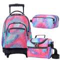Conjunto Escolar TOTTO - Trolley Renglones + Lancheira Pizarra + Estojo Agapec 9IZ