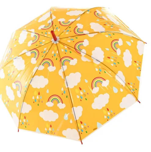 Kit Rainbow - Proteção, Luz e Boas Energias  | Chapéu de Chuva com Arco-Íris e Vela Perfumada | Disponível em 3 Cores
