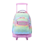 Conjunto Escolar TOTTO - Trolley Renglones 5DX + Lancheira Borrador 5DX + Estojo Sobre M1S