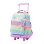 Conjunto Escolar TOTTO - Trolley Renglones 5DX + Lancheira Borrador 5DX + Estojo Sobre M1S