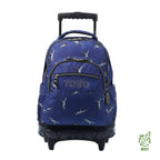 Conjunto Escolar TOTTO - Trolley Renglones + Lancheira Borrador + Estojo Tablero 9JB