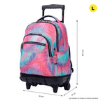 Conjunto Escolar TOTTO - Trolley Renglones + Lancheira Pizarra + Estojo Agapec 9IZ