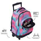 Conjunto Escolar TOTTO - Trolley Renglones + Lancheira Pizarra + Estojo Agapec 9IZ
