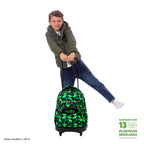 Conjunto Escolar TOTTO - Trolley Renglones + Lancheira Borrador + Estojo Tablero 6DS