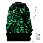 Conjunto Escolar TOTTO - Trolley Renglones + Lancheira Borrador + Estojo Tablero 6DS