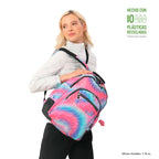 Conjunto Escolar TOTTO - Mochila Rayol + Lancheira Pizarra + Estojo Agapec 9IZ