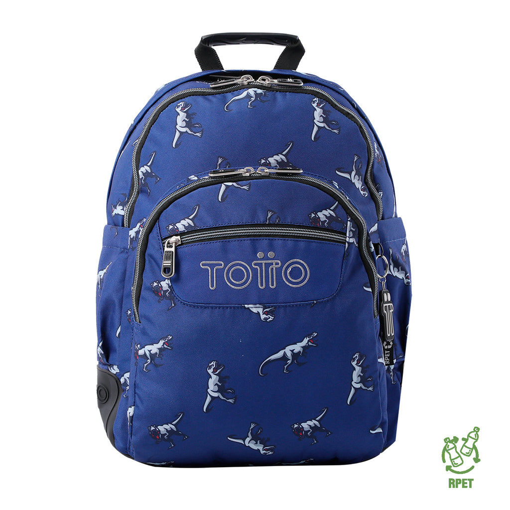 Conjunto Escolar TOTTO - Mochila Rayol + Lancheira Borrabor + Estojo Tablero 9JB