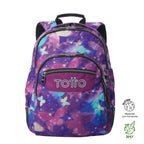 Conjunto Escolar TOTTO - Mochila Rayol + Lancheira Borrador + Estojo Tablero 5Q6
