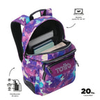 Conjunto Escolar TOTTO - Mochila Rayol + Lancheira Borrador + Estojo Tablero 5Q6