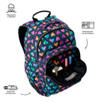 Conjunto Escolar TOTTO - Mochila Rayol + Lancheira Pizarra + Estojo Agapec 3YJ