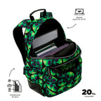 Conjunto Escolar TOTTO - Mochila Rayol + Lancheira Borrador + Estojo Tablero 6DS