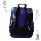 Conjunto Escolar TOTTO - Mochila Rayol + Lancheira Borrador + Estojo Tablero 8FK