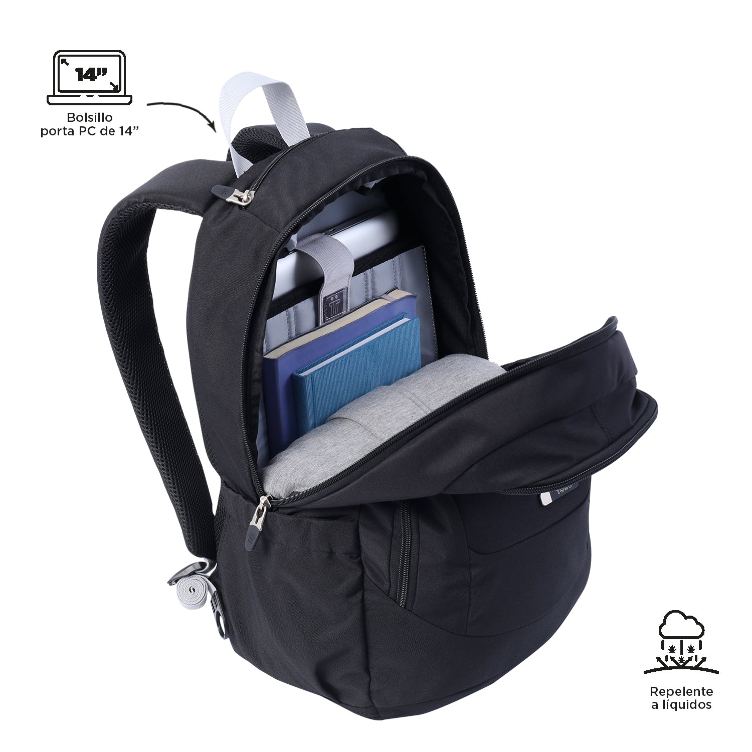 Mochila para Portátil 14" Goctal Preta