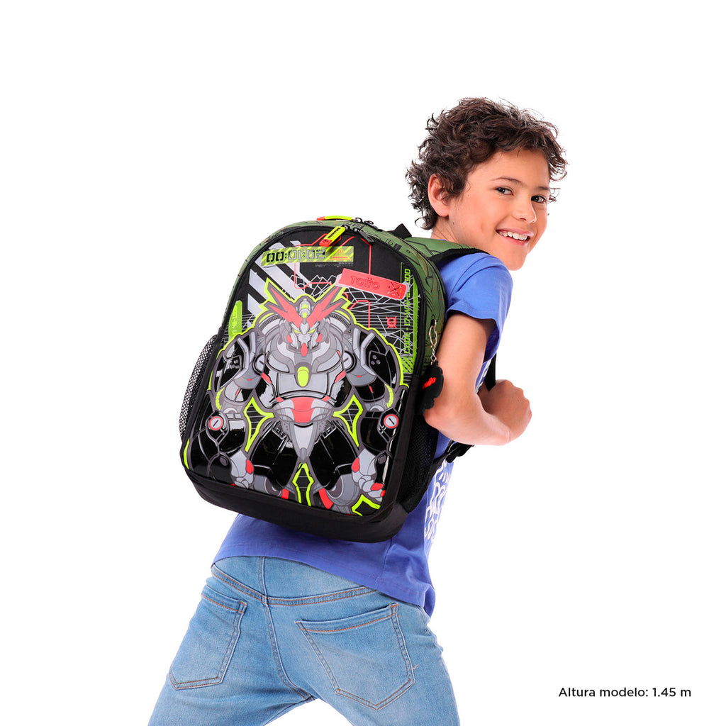 Conjunto Mochila M 6 a 7 anos+Lancheira+Estojo ARGON 5D7