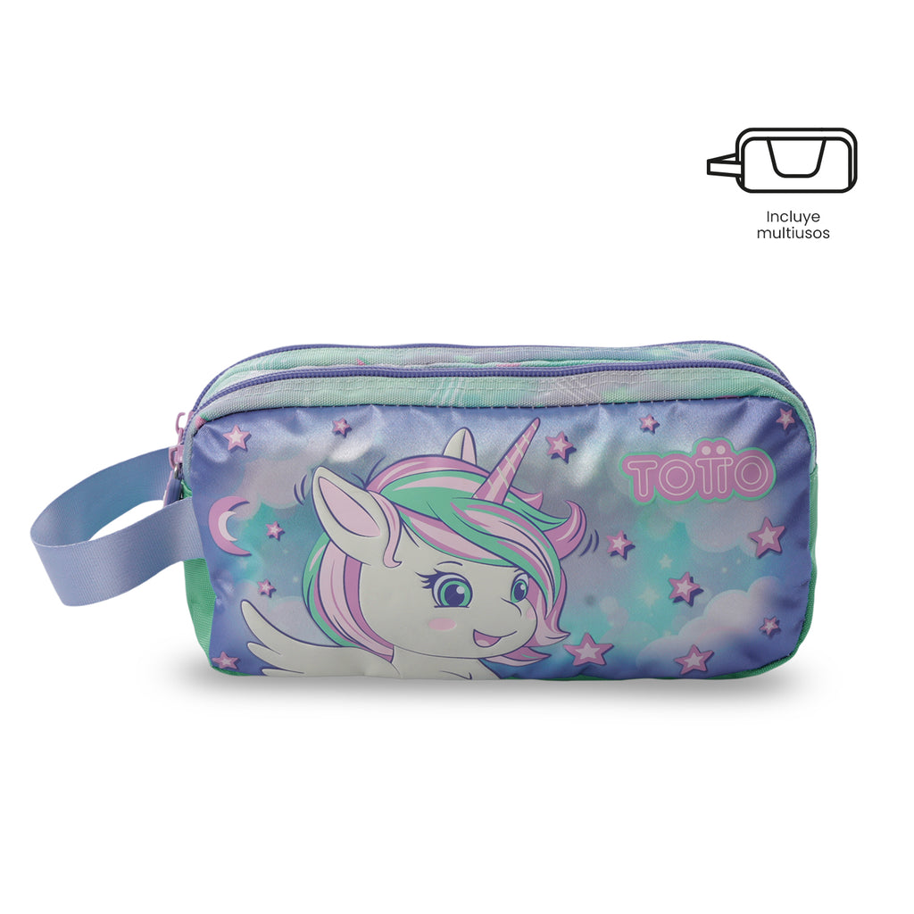 Conjunto Mochila M 6 a 7 anos+Lancheira+Estojo MAGIC DREAMS 6DJ