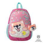 Conjunto Mochila M 6 a 7 anos+Lancheira+Estojo DOGGY LOVE 1K6