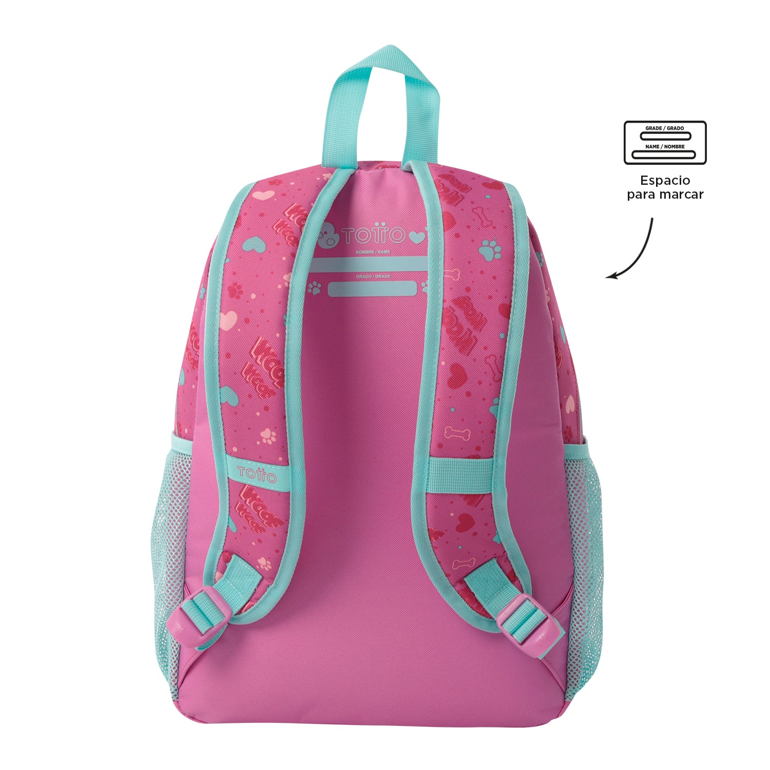 Conjunto Mochila M 6 a 7 anos+Lancheira+Estojo DOGGY LOVE 1K6