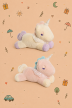 Kit Unicórnio Peluche + Estojo Duplo TOTTO | Presente Infantil | Disponível em 2 cores