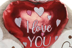 Kit Amor Especial | Peluche I LOVE YOU e Vela Coração | Urso Disponível em 2 Cores