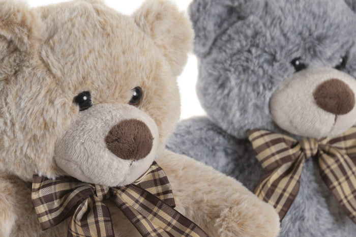 Kit Ursinho do Coração | Peluche e Vela Decorativa Coração | Urso Disponível em 2 Cores
