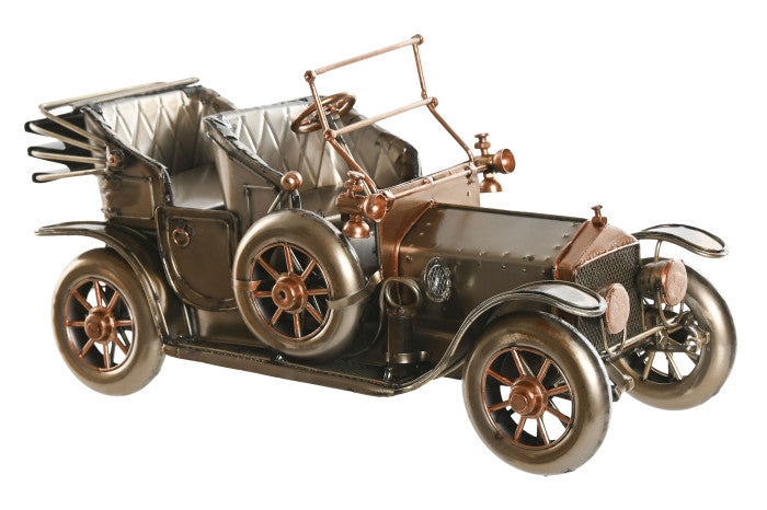 Carro Clássico Anos 20 em Metal | Decoração Vintage Retro