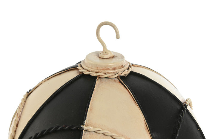 Balão de Ar Quente e Avião Suspenso em Metal | Decoração Vintage | Disponível em 2 modelos