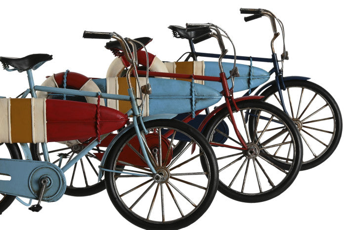 Bicicleta com Prancha de Surf em Metal | Decoração Vintage | Disponível em 3 Cores