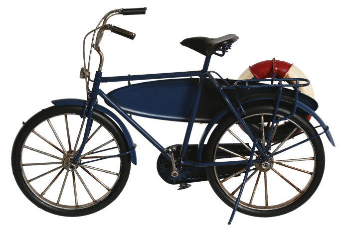 Bicicleta com Prancha de Surf em Metal | Decoração Vintage | Disponível em 3 Cores